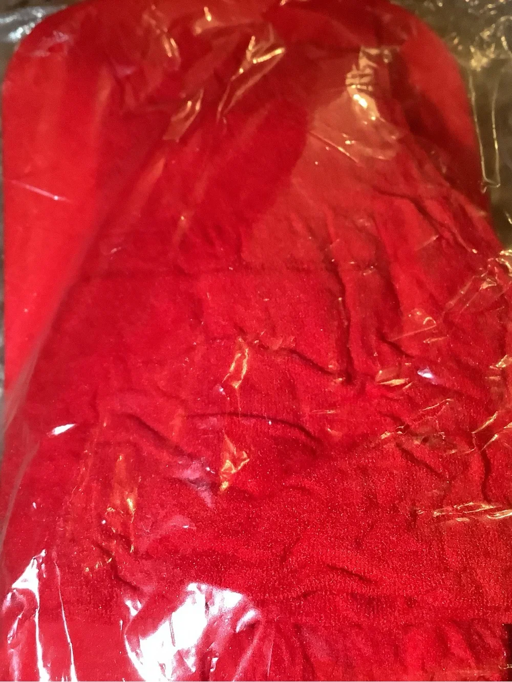 Sheer Stockings, 100% nylon, color red, size: 8-1/2 to 11